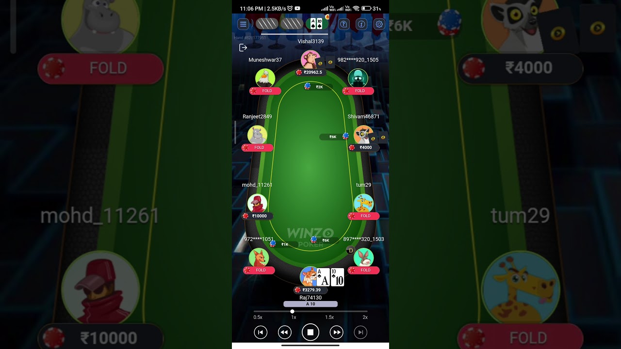 30K pot A10♠ POKER WITH RAJ🖤😇😇😍😍😘😘