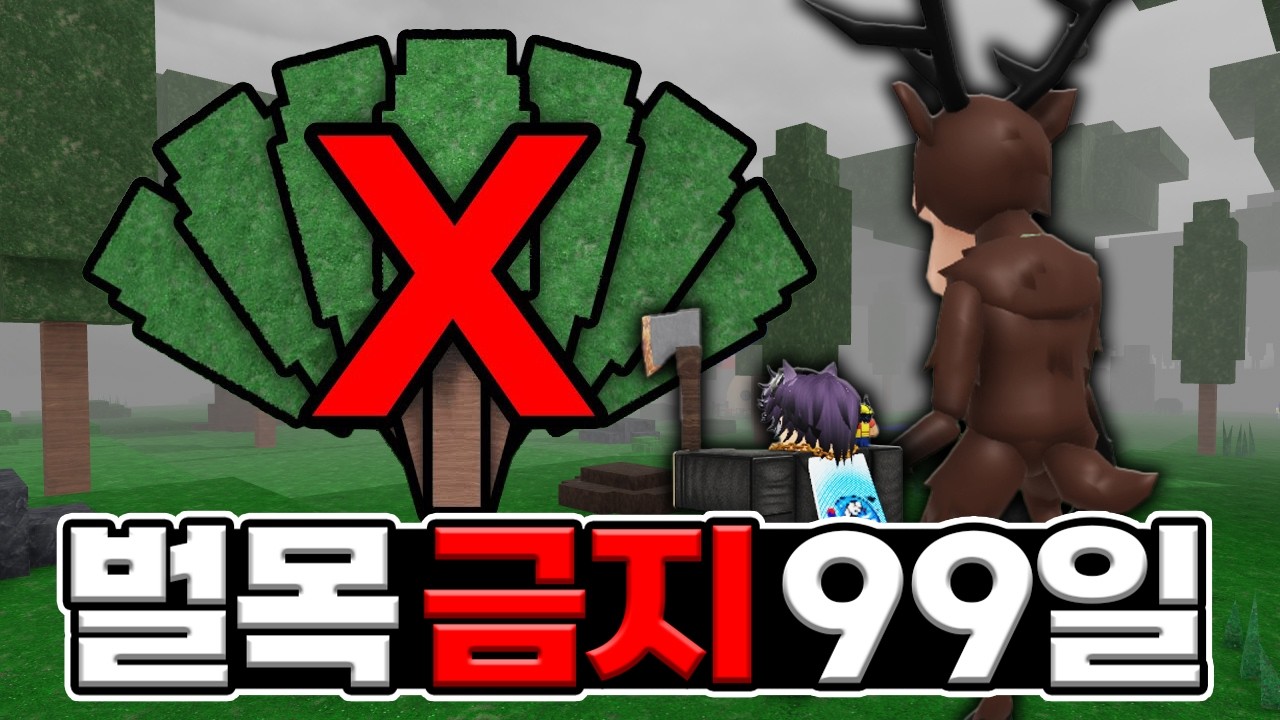 숲 속에 나무 뿐인데 
