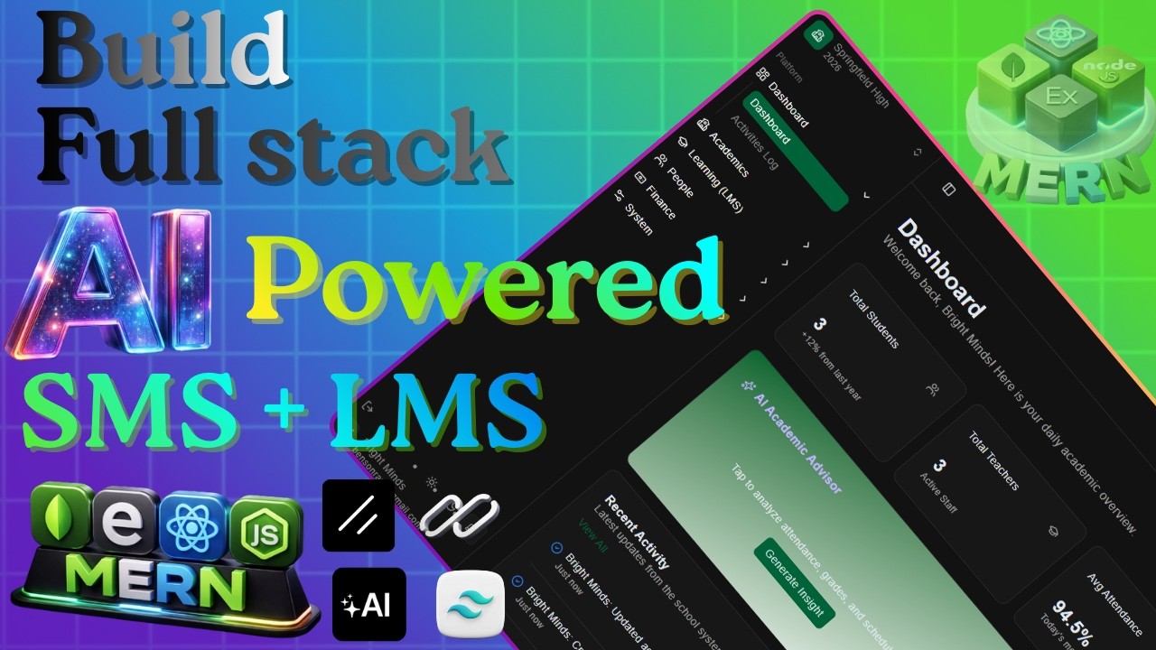 Build a Production-Grade School Management System + LMS with MERN Stack & AI