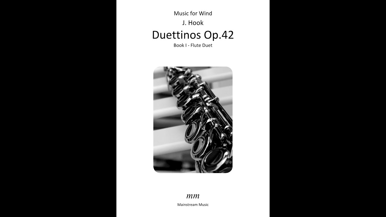 Hook - Twelve Duettinos - Book I - Flute