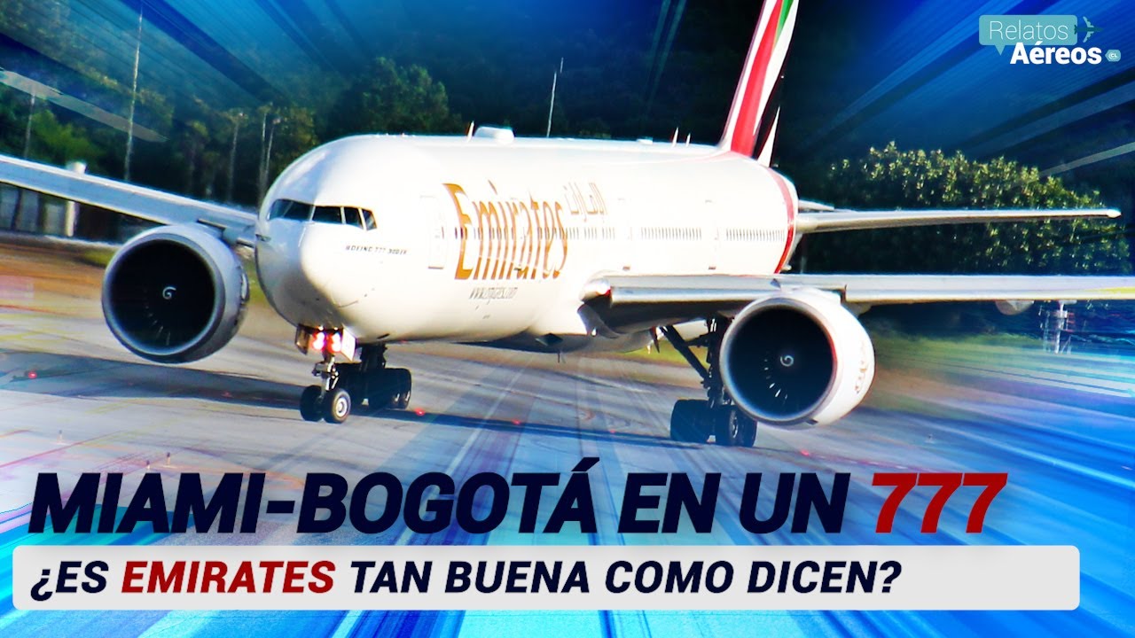 Volamos en un 777-300ER de MIAMI A BOGOTÁ