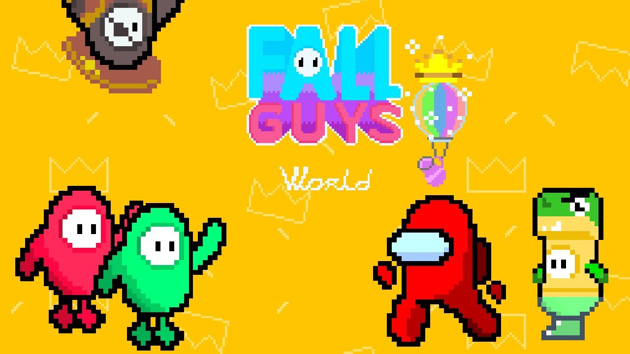 Fall Guys World | Fall Guy vs. Imposter in Super Mario World