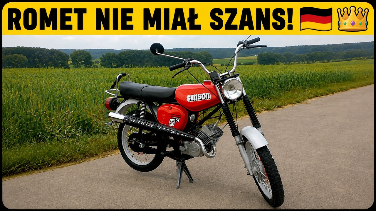 Każdy chciał go mieć! 🏍️ Dlaczego Simson S51 stał się ABSOLUTNĄ LEGENDĄ?
