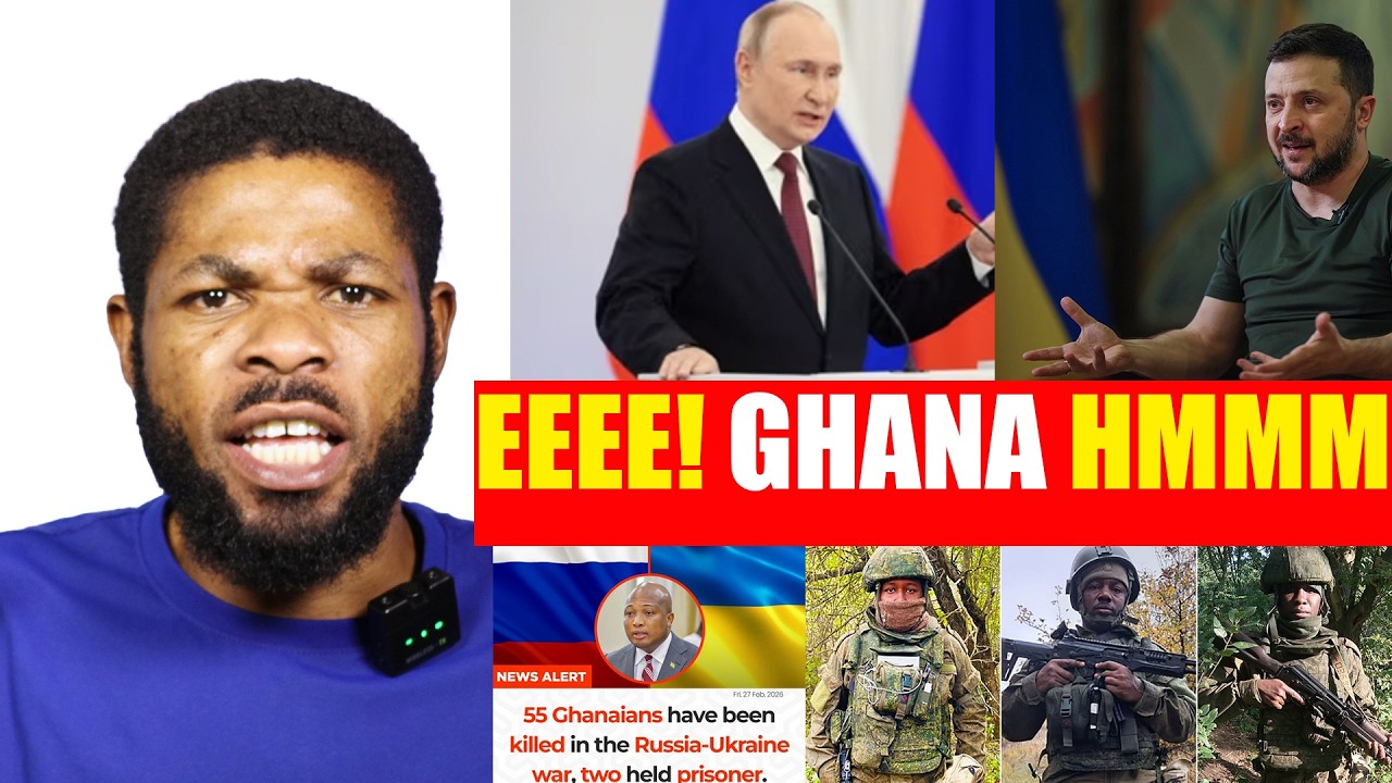55 Ghanaians D3ad F!ghting for Russia in Ukraine – Ghana Minister Drops B0mbshell!