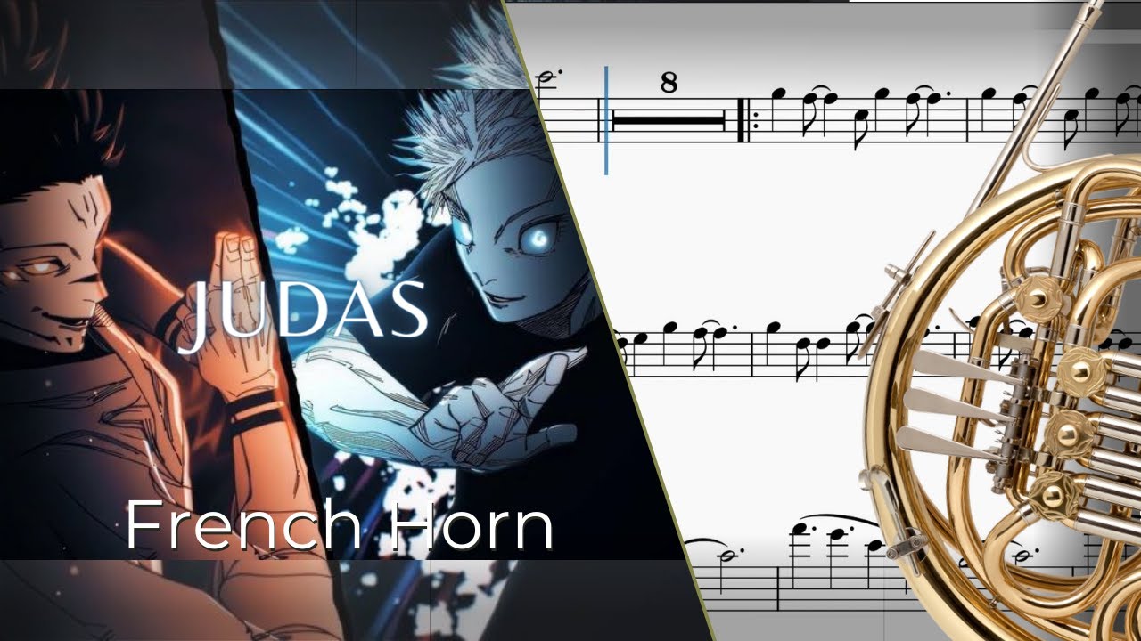 Judas – French Horn Sheet Music | Lady Gaga (Scrolling Score)
