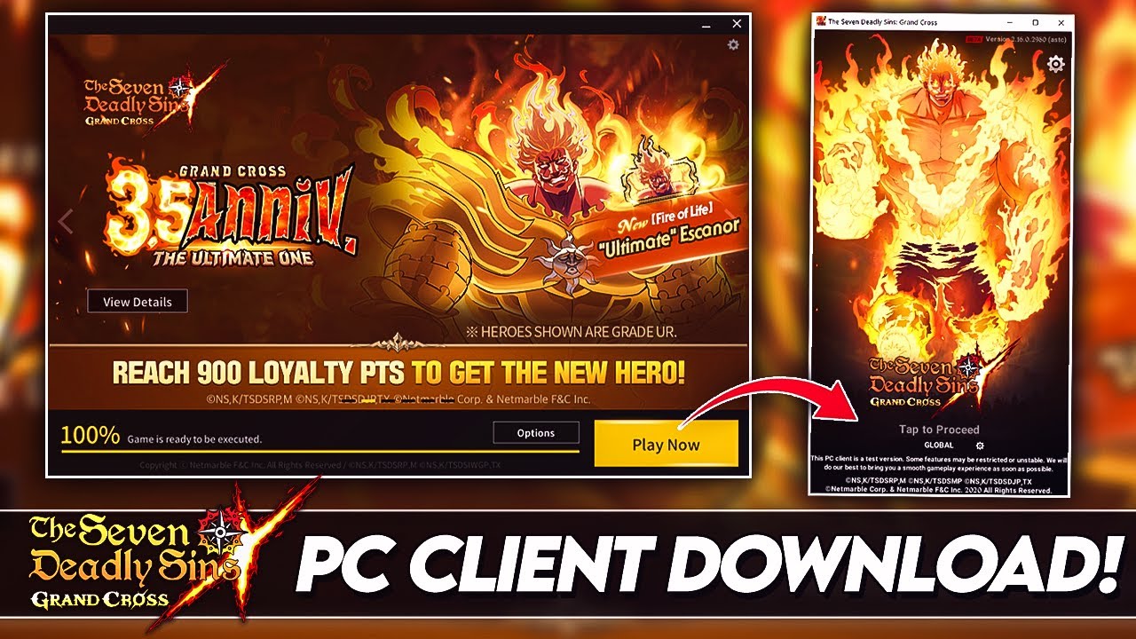Как СКАЧАТЬ и ИГРАТЬ в Seven Deadly Sins Grand Cross на ПК! ВСЕ ВЕРСИИ! (7DS Grand Cross)