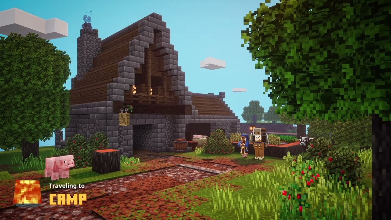 Playing Minecraft Dungeons With My 