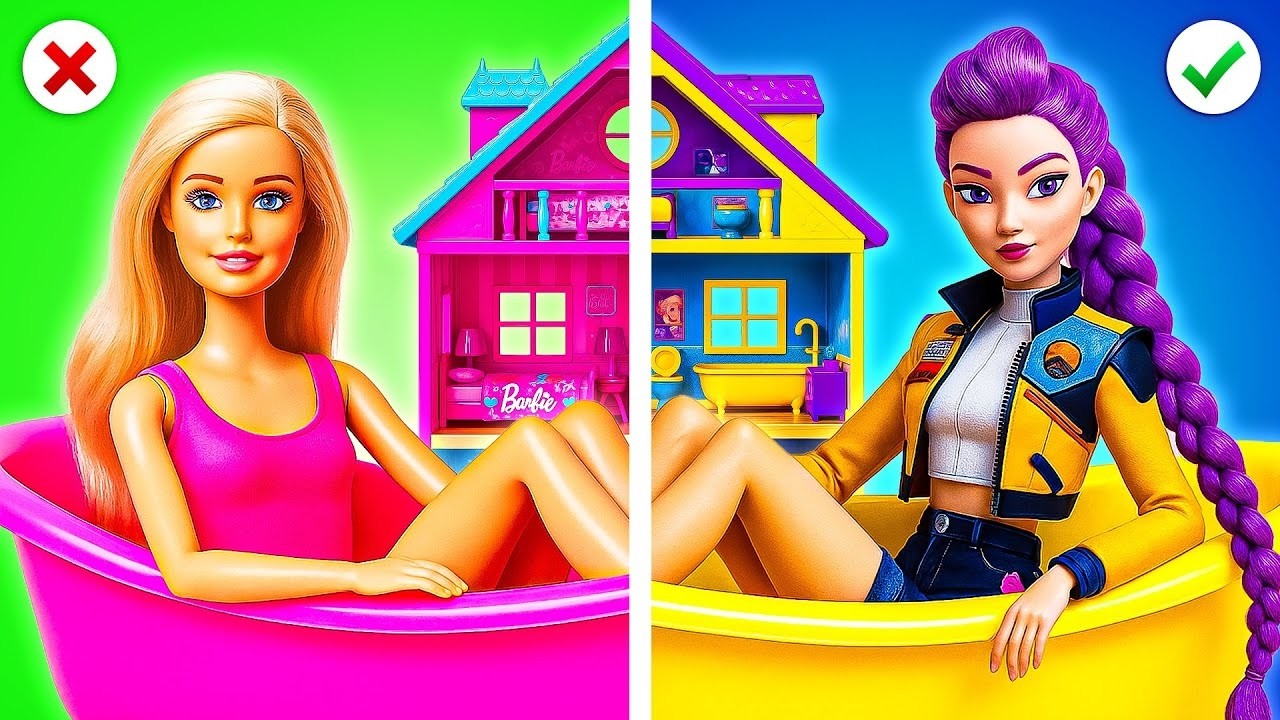 Barbie vs Rumi: Ai Có Căn Nhà Búp Bê Tuyệt Vời Nhất? 😱 | Thử Thách Vui Nhộn