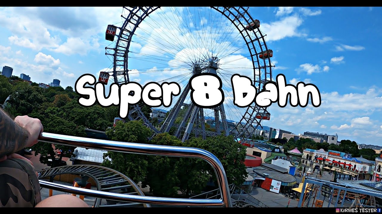 Super 8 Bahn Rollercoaster Onride Fahrgesch&auml;fte &Ouml;sterreich 2020 Kirmes Tester Wiener Prater