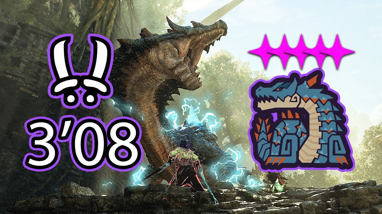 [MHWilds PS5] 9★ 5✦ Tempered Lagiacrus - Dual Blades - Solo - 3:08:89