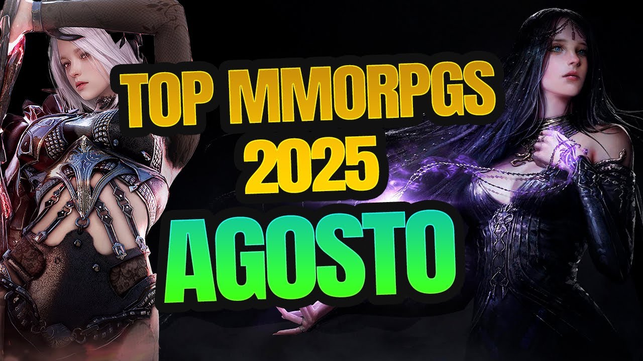 TOP MMORPGS 2025 - PELA QUANTIDADE DE PLAYERS ONLINE  - AGOSTO 2025