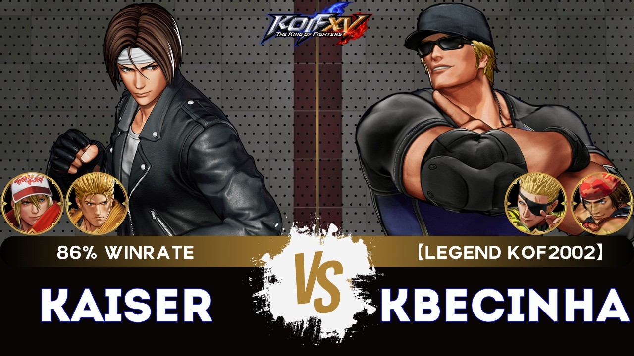 KOF XV ▰ KAISER (Ryo/Kyo/Terry) 🆚 KBECINHA (Ramón/Clark/Ralf)🎞️Replay Match - 2/26