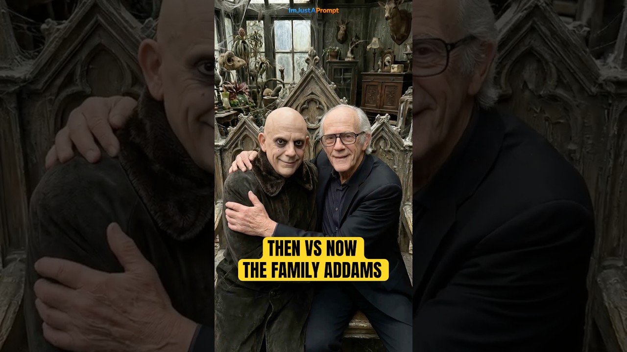 The Addams Family (1991) Cast 🎬 - Then & Now #theaddamsfamily #thenandnow #fyp