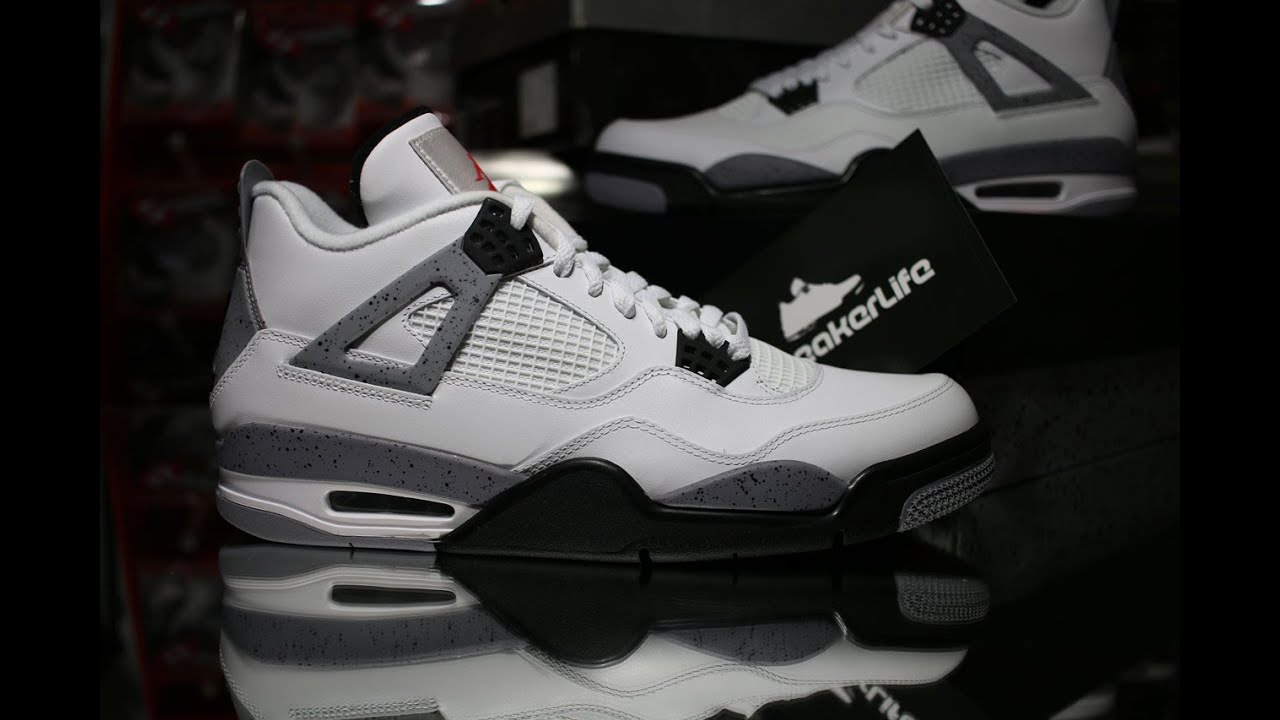Air Jordan 4 Retro Cement Unboxing Video at ASneakerLife