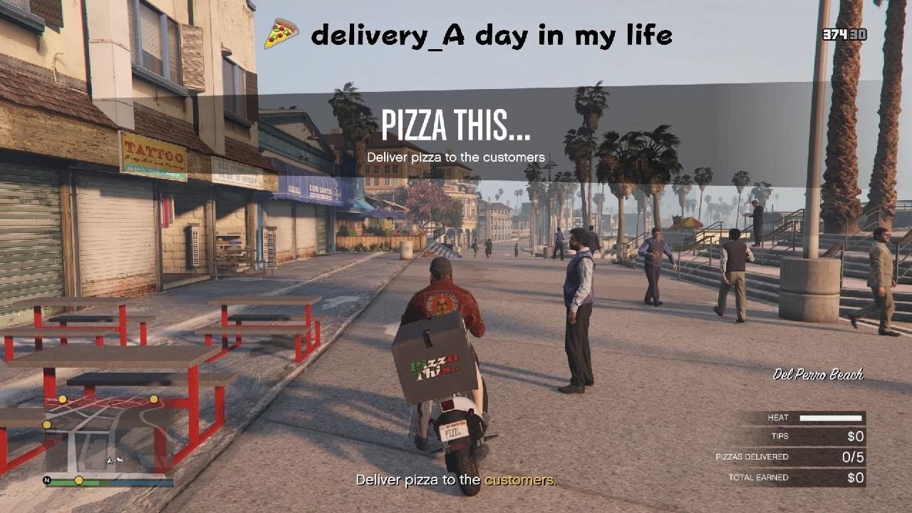 Grand Theft Auto V_4K video _A Day in my life 😉