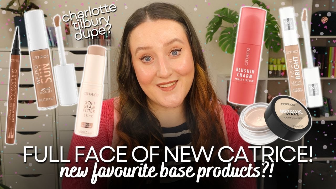 FULL FACE OF *NEW* CATRICE COSMETICS! CT Dupe Foundation Stick Try On First Impression Review