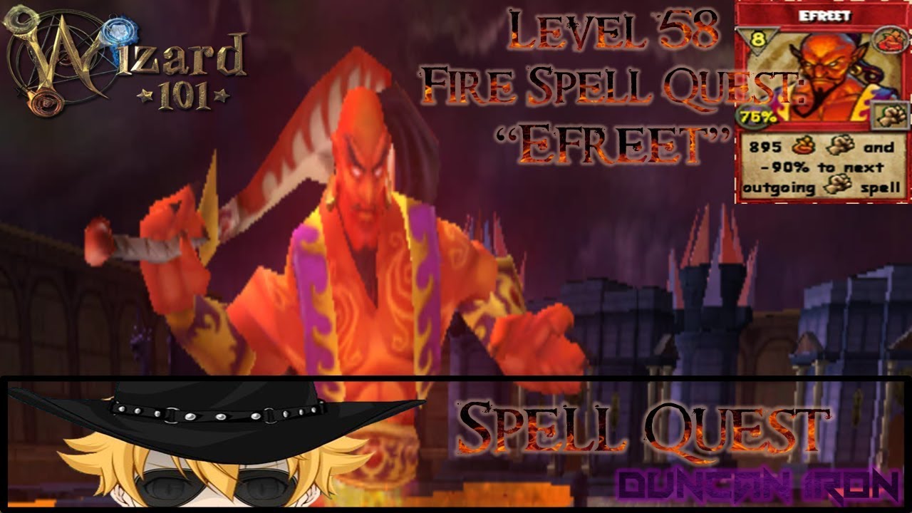Wizard101 - Level 58 Fire Spell Quest: 