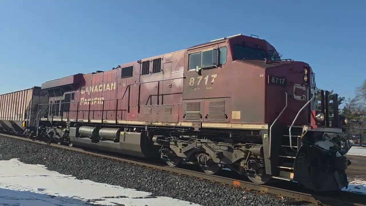 Canadian Pacific Tanker Train in Crystal, MN