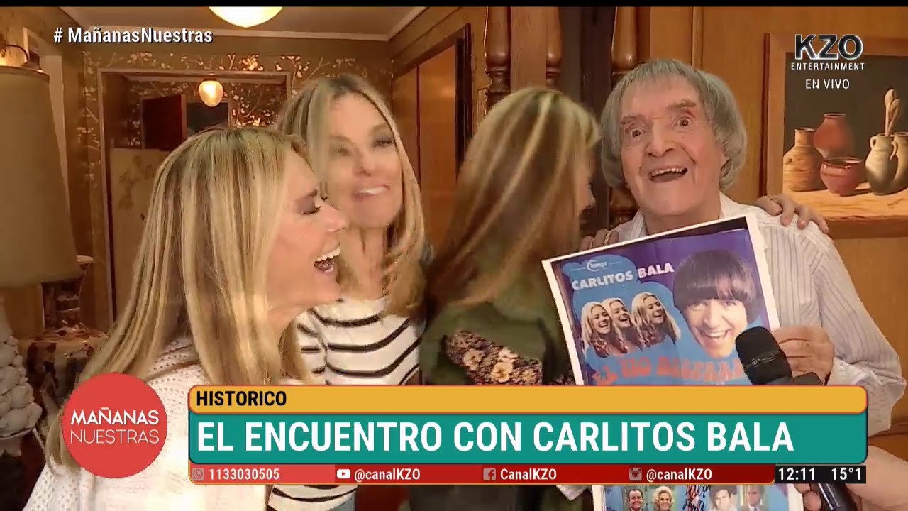 ¡Las Trillizas de Oro se reencuentran con Carlitos Balá!