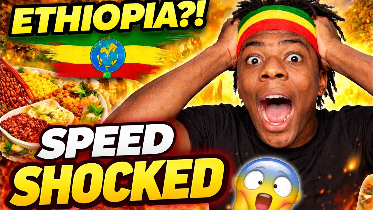 IShowSpeed ​​взорвал интернет, открыв для себя эфиопскую культуру 🇪🇹🔥