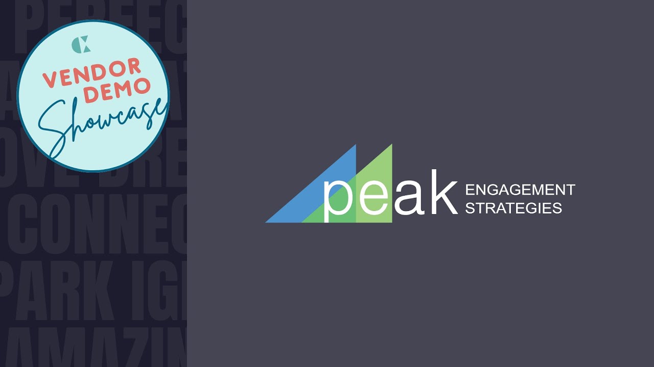 Peak Engagement Demonstration 2023 - Advocacy Vendor Speed Dating hosted by Captivate Collective