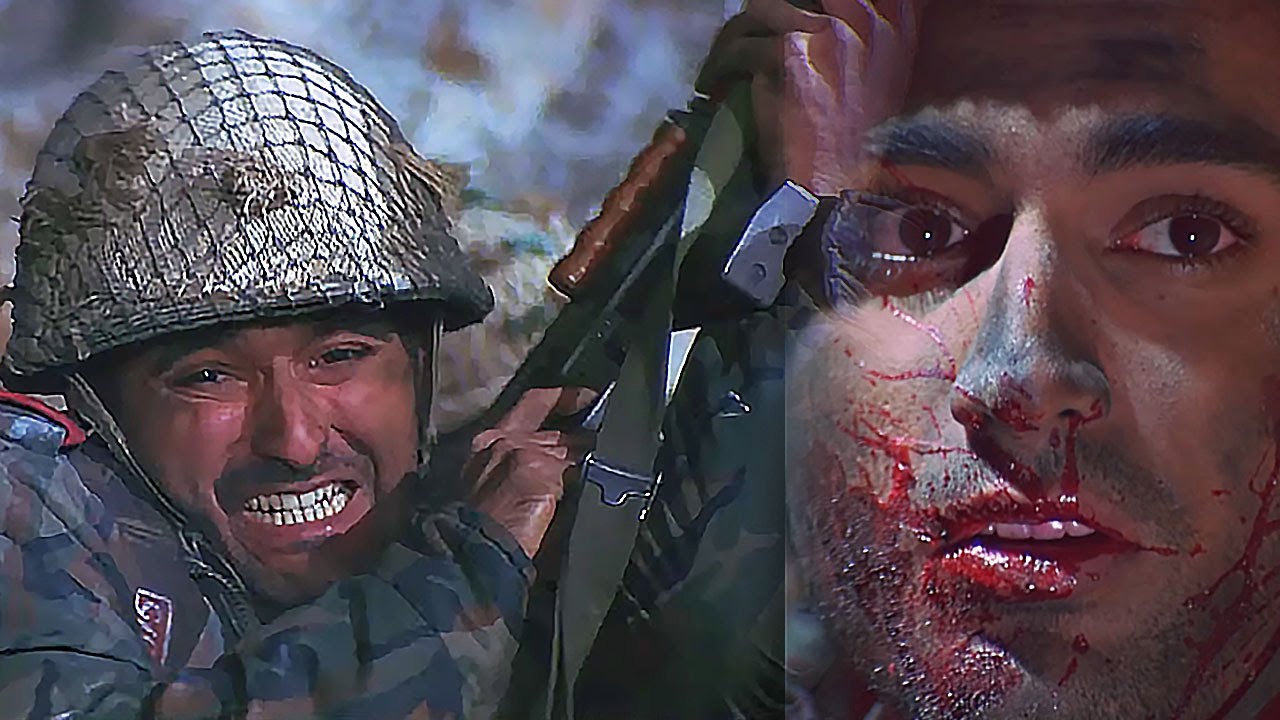 Kargil War Scene : LOC | Akshaye Khanna | ज़बरदस्त Bollywood सीन | Ajay Devgn | Suniel Shetty