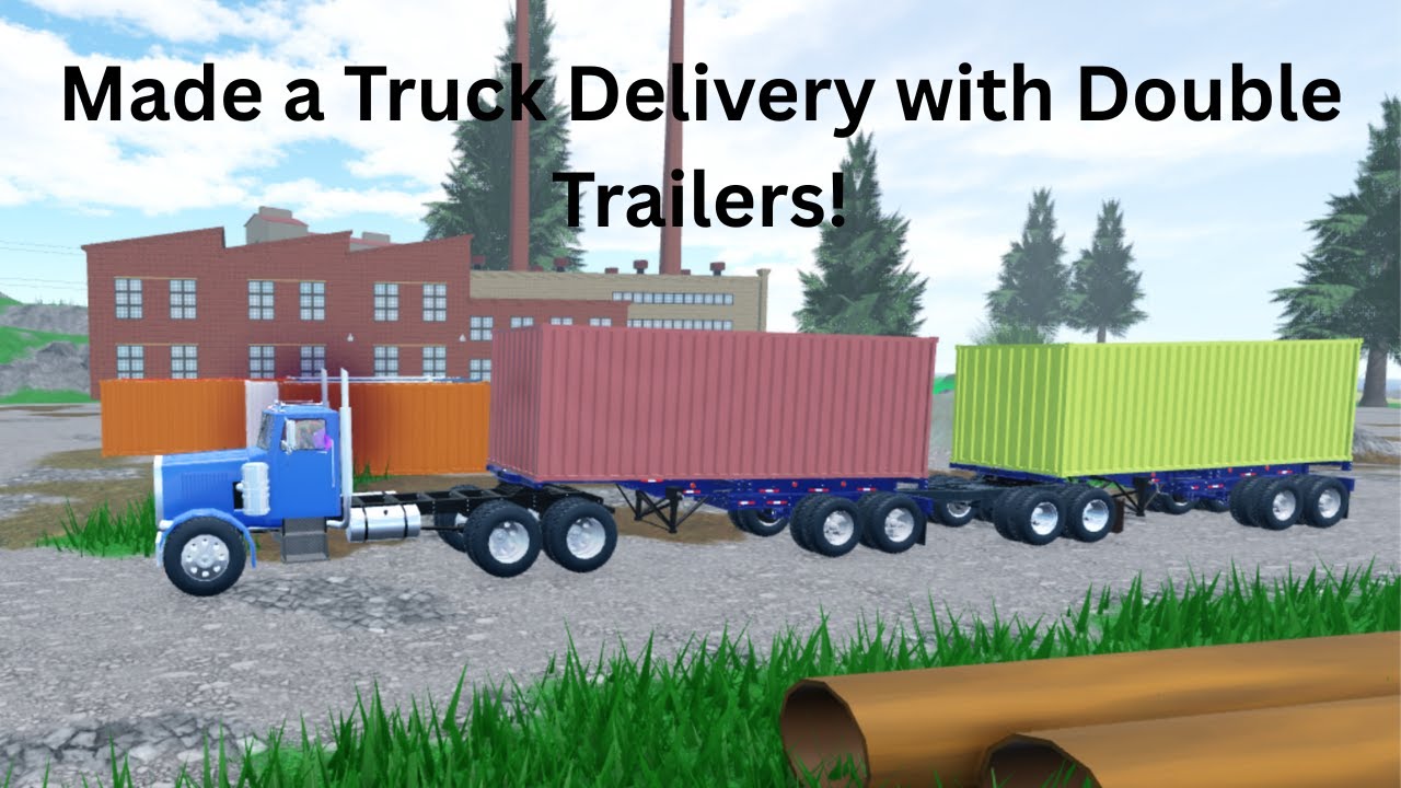 Я управлял полуприцепом с 2 контейнеровозами в игре Off Roading Epic!
