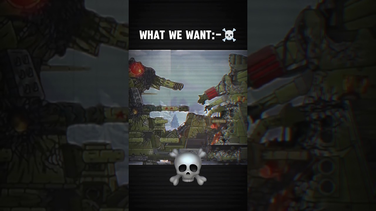 What if this happen:-☠️💀Kv-44🐐😈 vs kv44m2💀☠️♾️🔥 #gerand #kv44 #shorts#homeanimation #kv44m