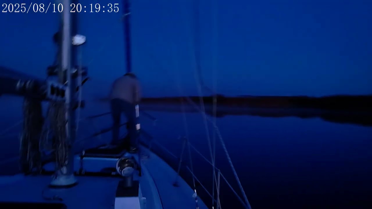 Leaving anchorage for 1st time