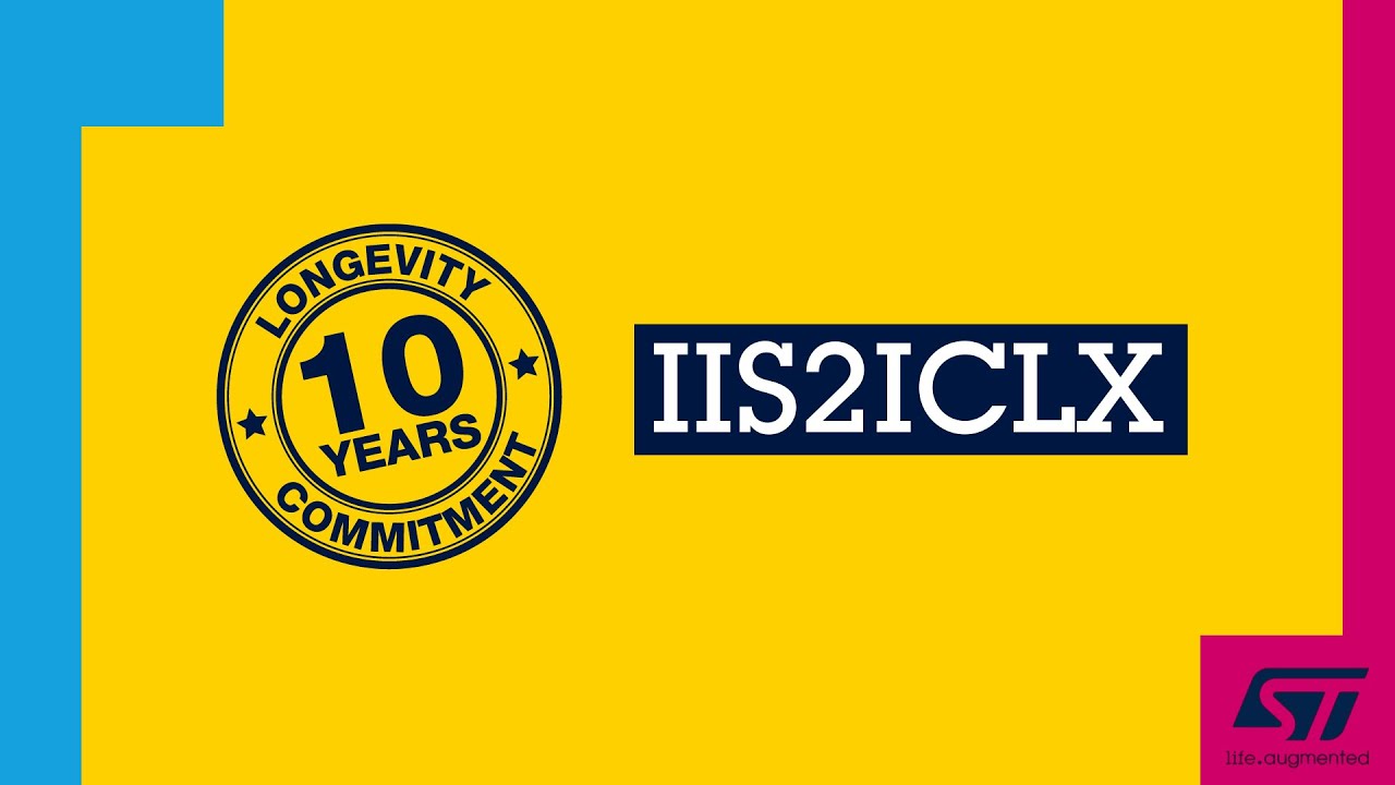 IIS2ICLX high accuracy inclinometer with embedded intelligence for industrial applications