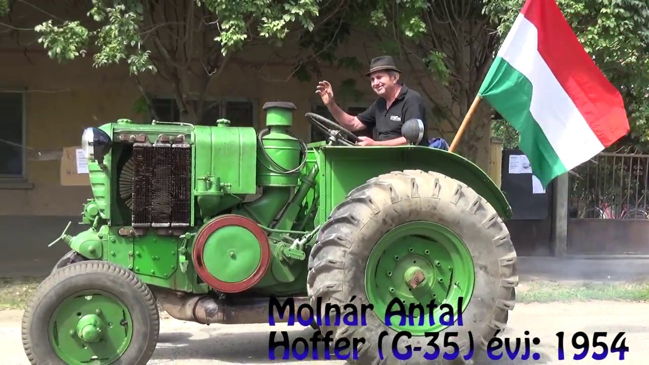 Traktorfelvonulás Öcsöd 2016