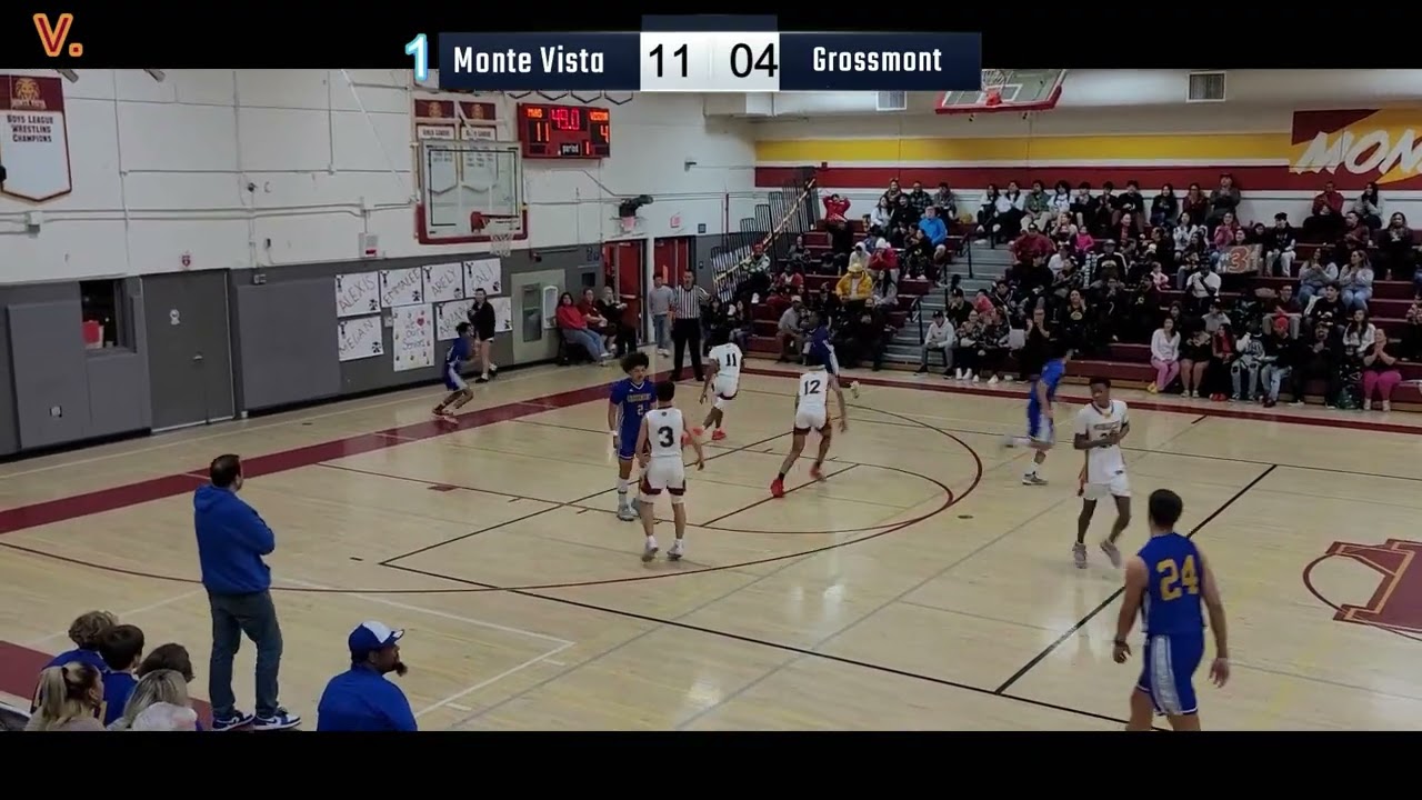 Monte Vista Vs Grossmont Boys Varsity Basketball Feb 3 2023