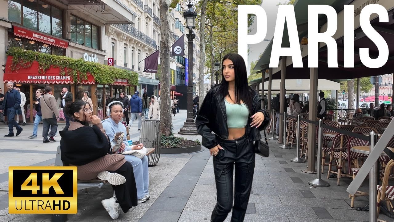 Walking Tour in Paris 🇫🇷 | Autumn Colors & Romantic Streets (4K UHD)