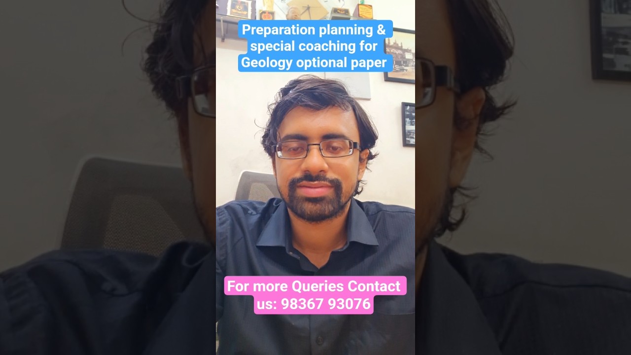 Geology Optional Coaching Tips & Preparation Strategy for UPSC IFS 2025 #Geology #UPSC  #Coaching