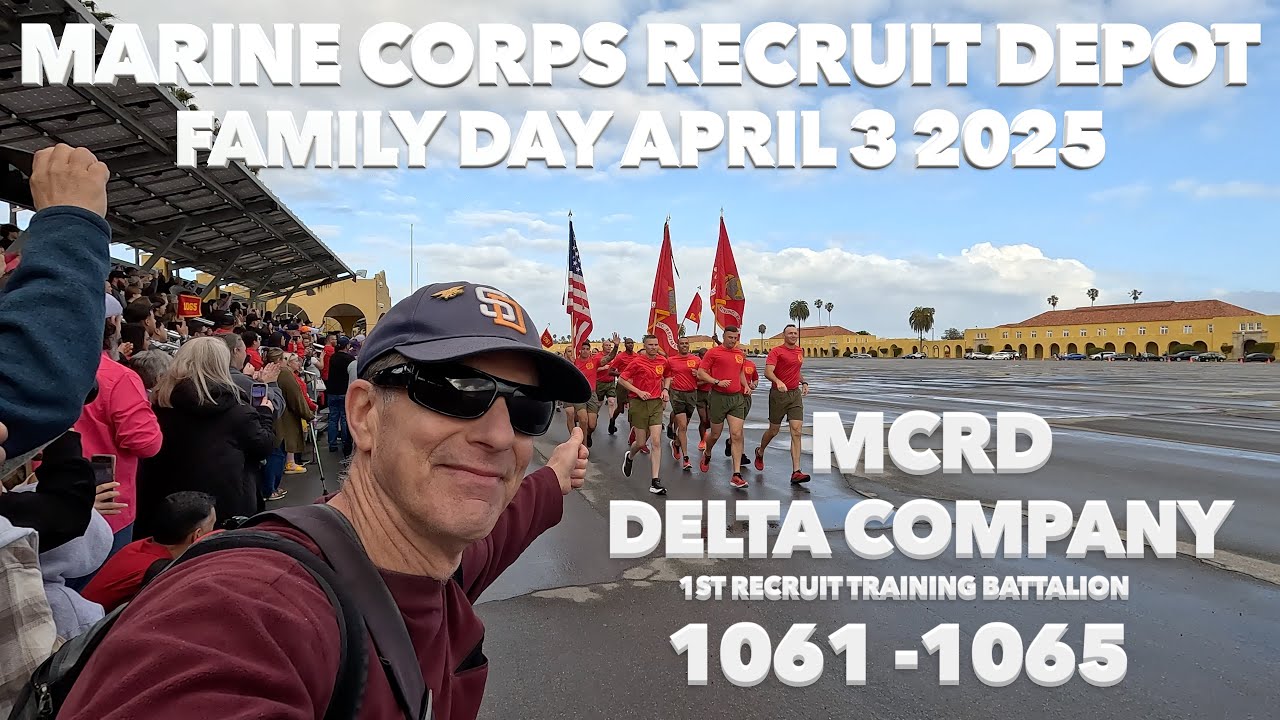 Visiting Historic Marine Corps Recruit Depot MCRD during family day
