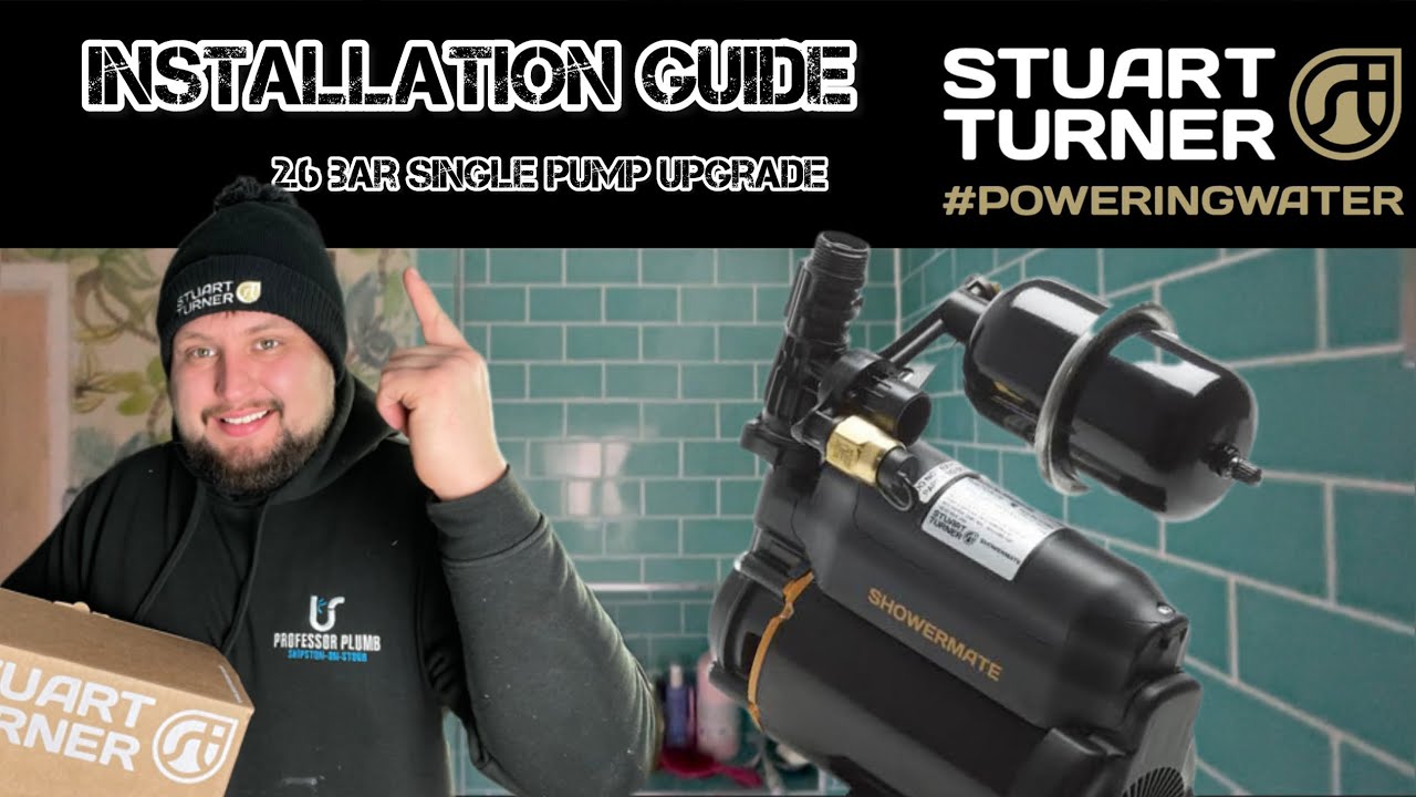 Installation guide for a stuart turner single shower pump (2.6 bar showermate)