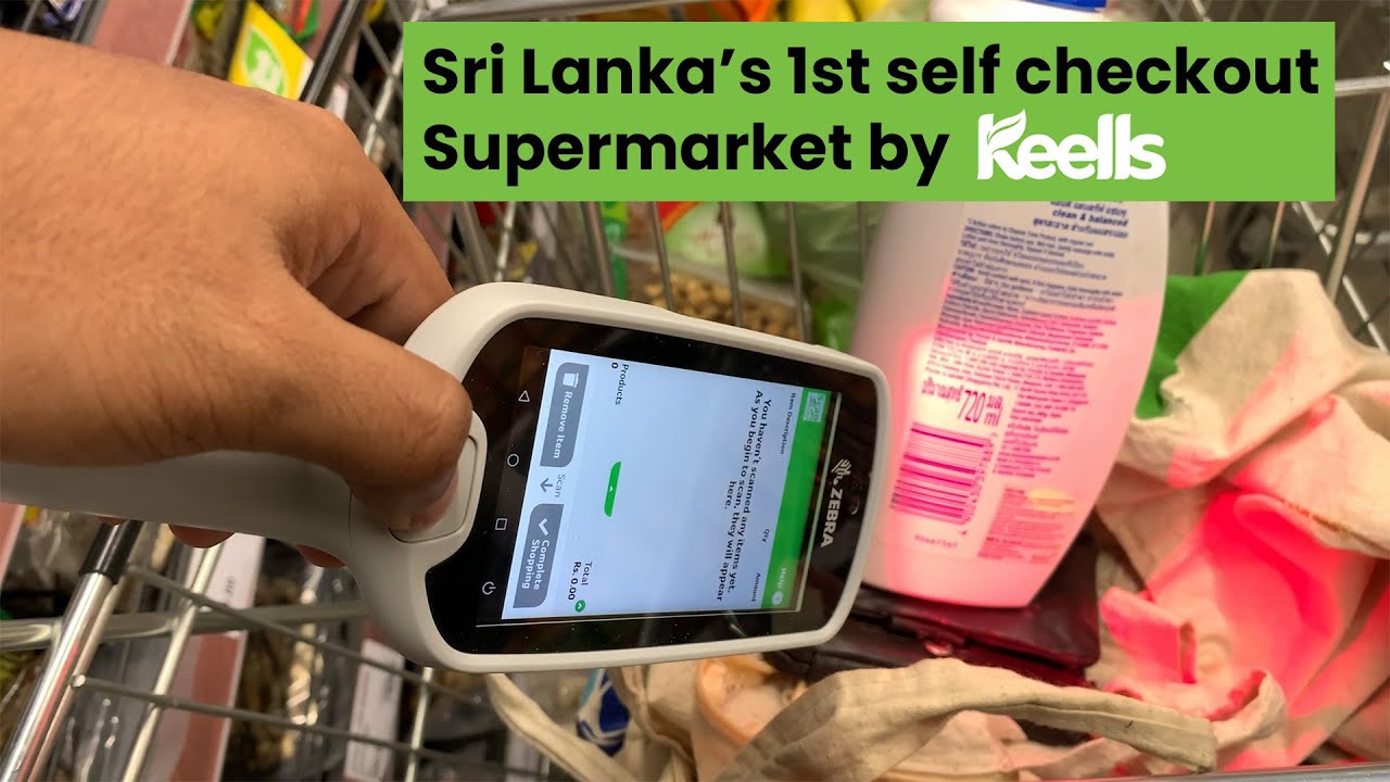 Sri Lanka's first self checkout super market by Keells