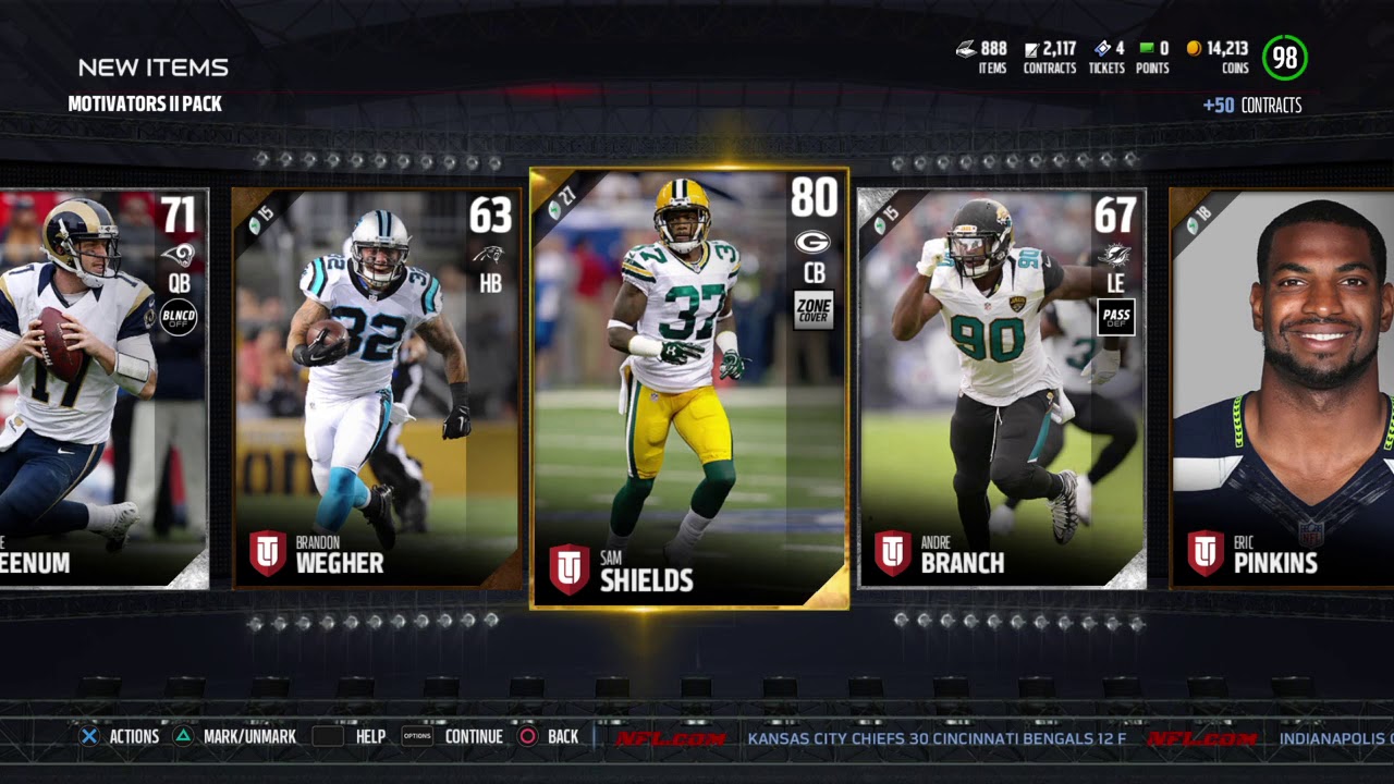 Madden NFL 17 Motivators 2 pack opening 8/19/17