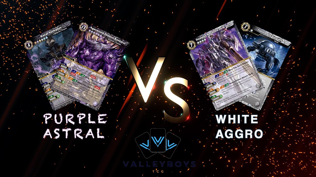 PURPLE ASTRAL VS WHITE AGGRO, Battle Spirits Saga