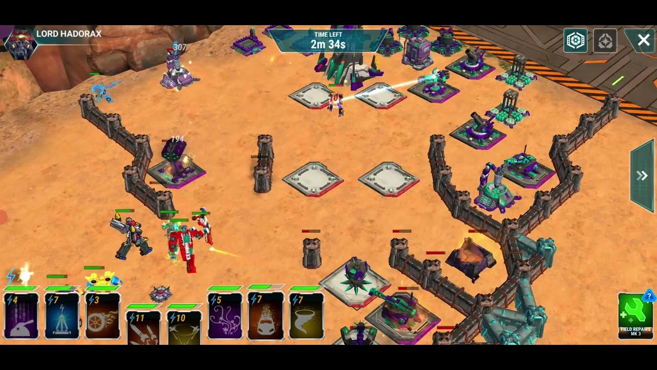 Superion lvl 23 and 3 star bots - Transformers Earth Wars