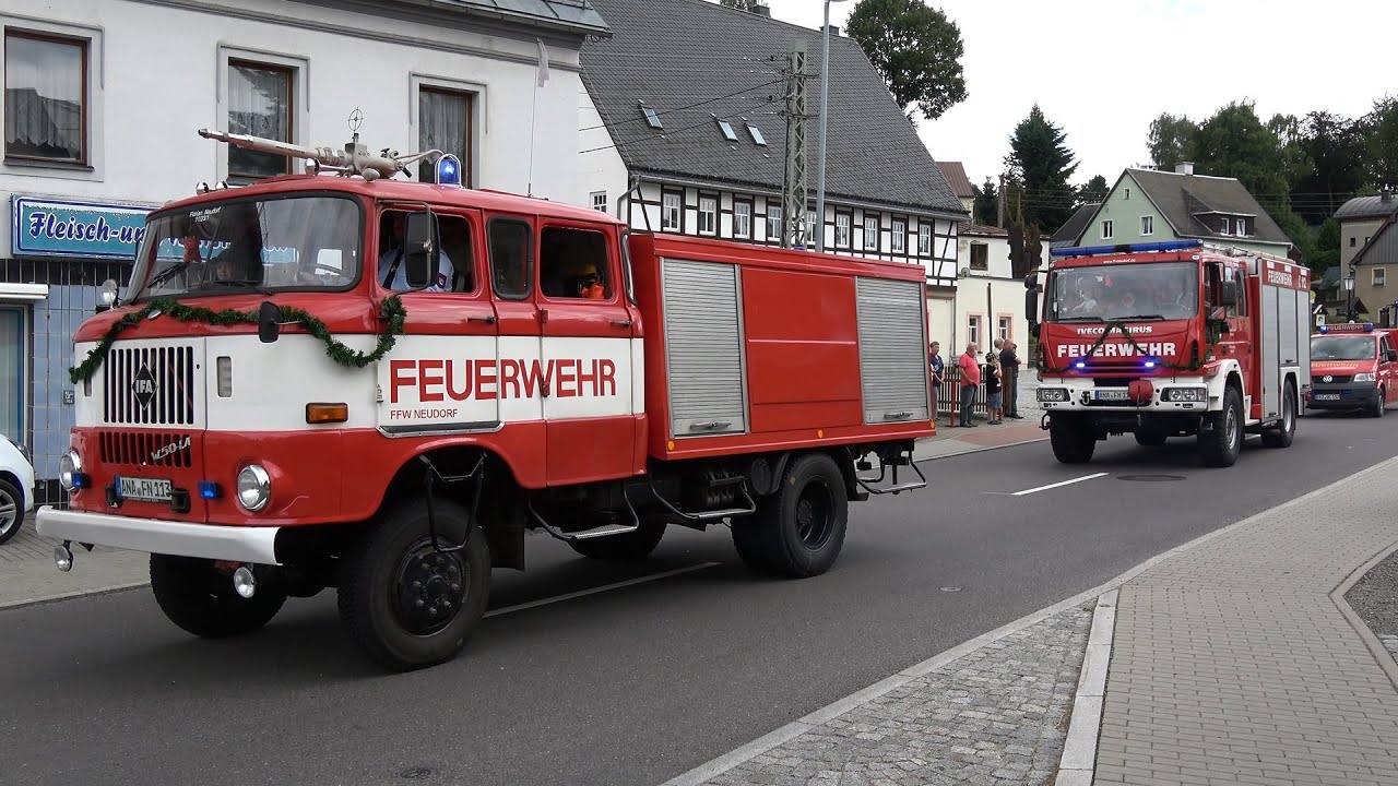 [140 Jahre!] Fahrzeugkorso und Festumzug FF Neudorf
