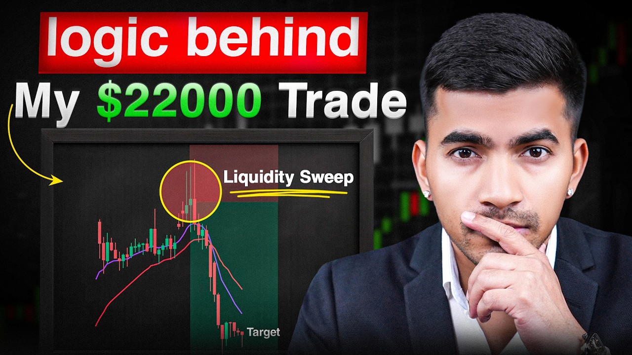 Liquidity Sweep Strategy Explained | Logic Behind My $22,000 Trade