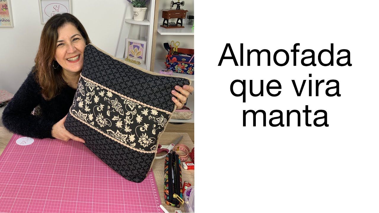 Almofada que vira manta