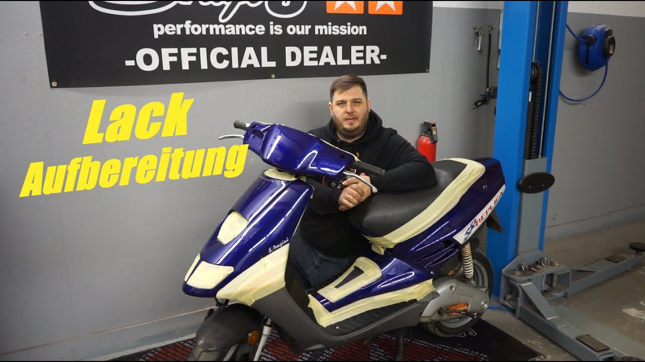 Aprilia SR50 LACKAUFBEREITUNG nach über 20 JAHREN! - Was ist noch zu retten?