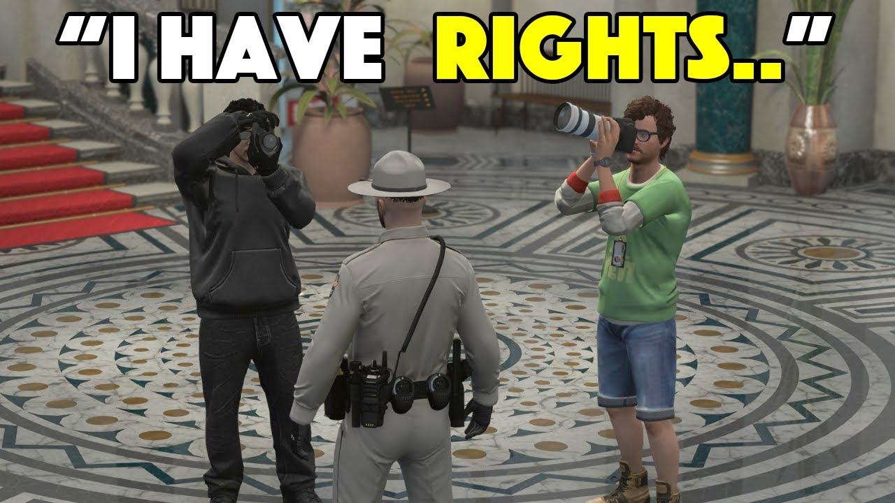 First Amendment Auditing in GTA RP | DOJRP
