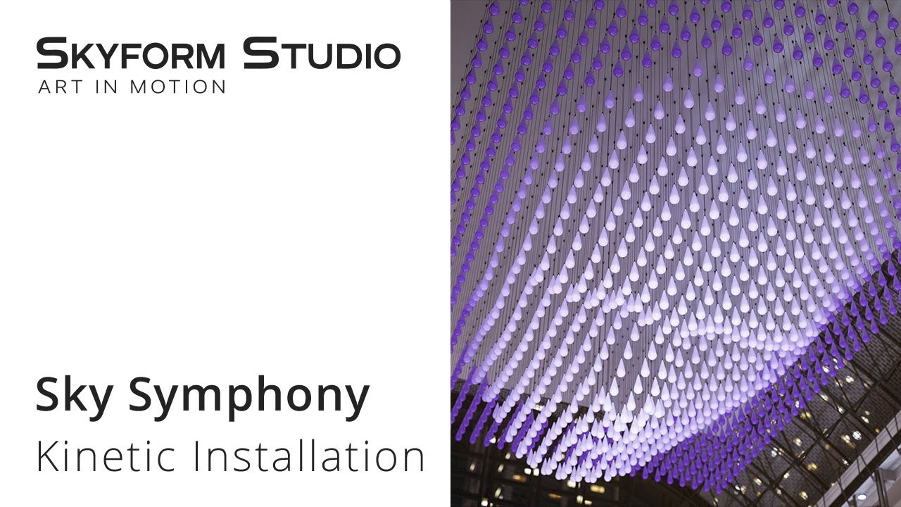 &laquo;Небесная симфония&raquo; | Концепция кинетической инсталляции Skyform Studio | Искусство движения и света