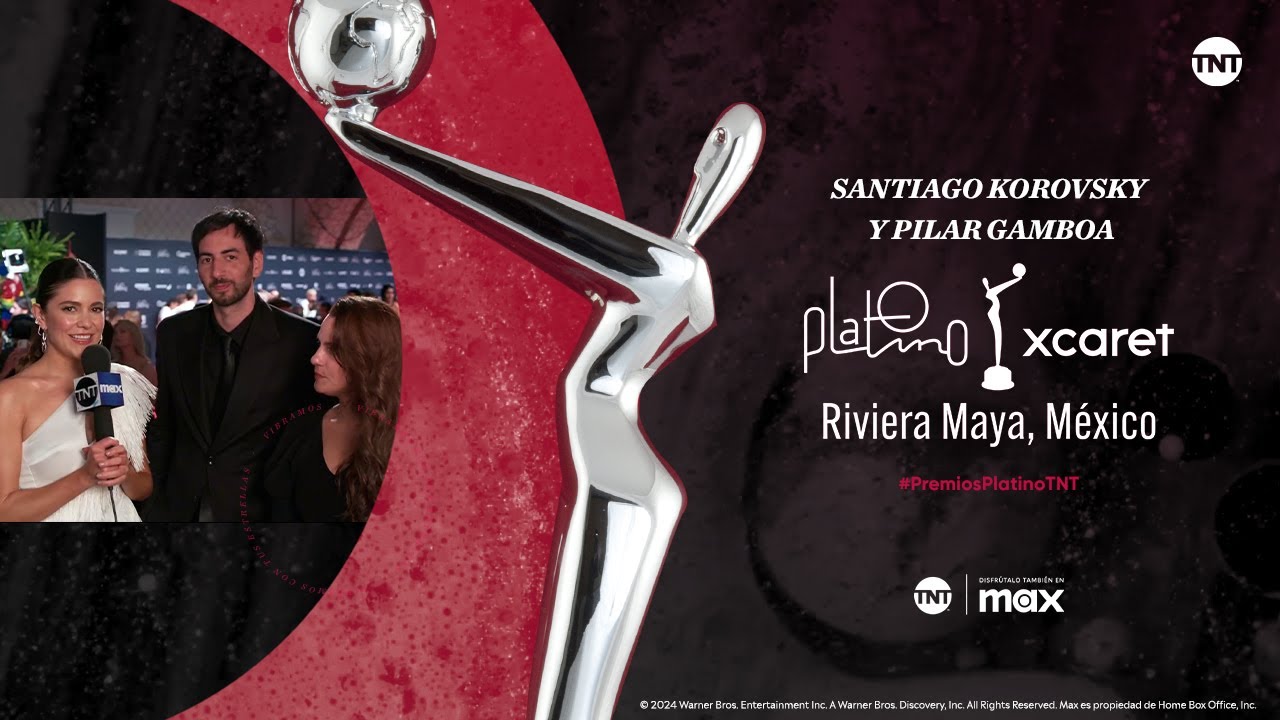 Santiago Korovsky y Pilar Gamboa en la alfombra roja de los Premios Platino® 2024
