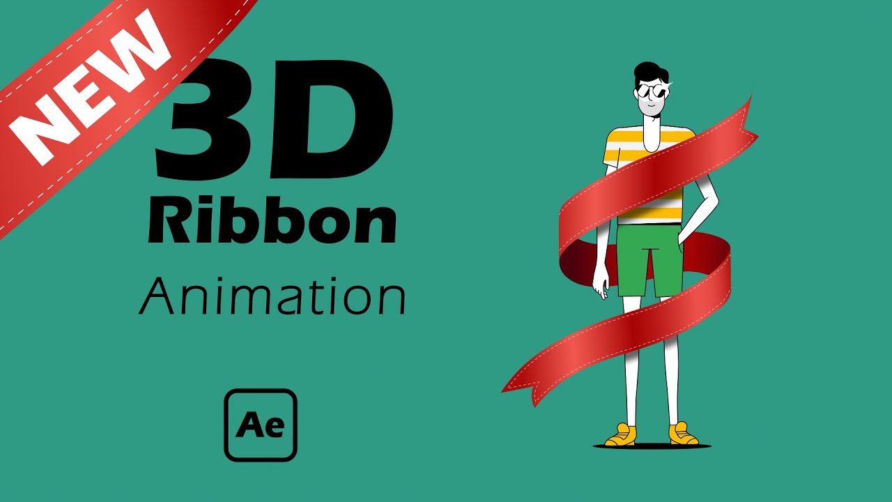 Потрясающая 3D-анимация ленты в After Effects | Учебник по анимационной графике