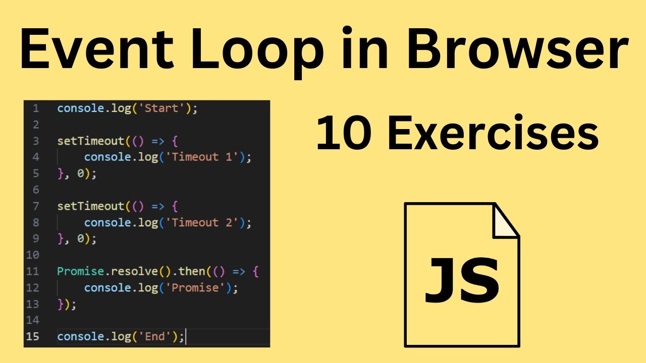 Event Loop in Browser | 10 JavaScript Interview Code Questions