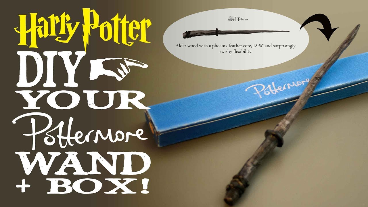 Как сделать свою волшебную палочку и коробку Pottermore! Гарри Поттер своими руками